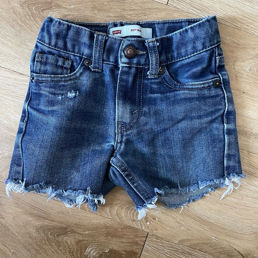 Levi's Denim Toddler Girls Shorts 3T